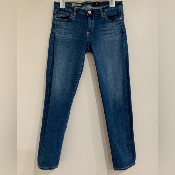 Ag Adriano Goldschmied Jeans Womens Size 28 The Stevie Slim Straight Ankle - Picture 2 of 11